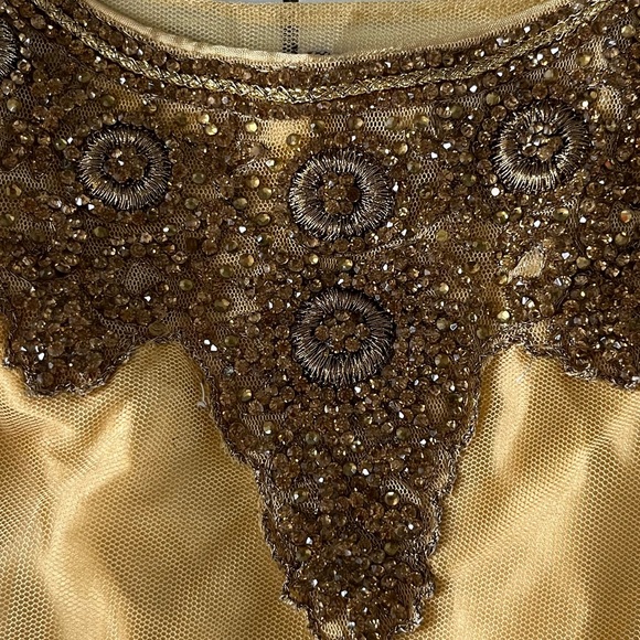 Red and gold Indian Pakistani Punjabi Lehenga - Picture 5 of 6